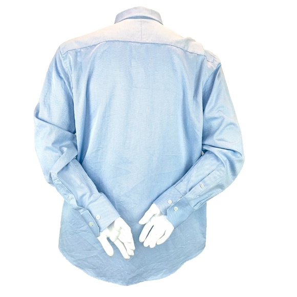 Viyella London Blue Check Contrast Cuff Shirt L - Picture 3 of 4